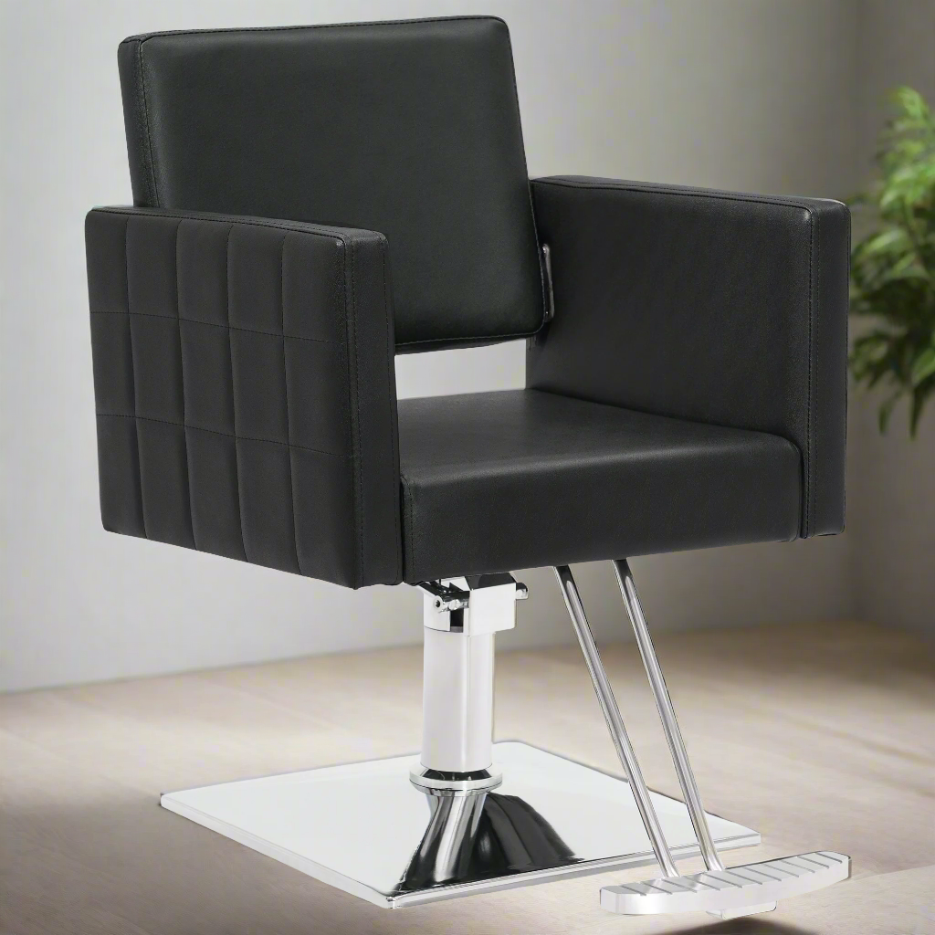 BarberPub Styling Salon Chair for Hair Stylist, Hydraulic Home Salon Chair 8821