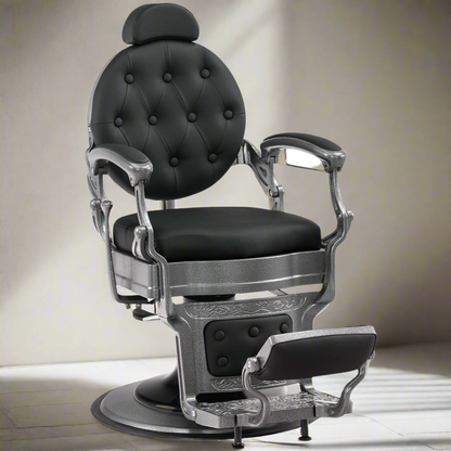 BarberPub Heavy Duty Barber Chair,Vintage Reclining Salon Chair for Barbershop 2933