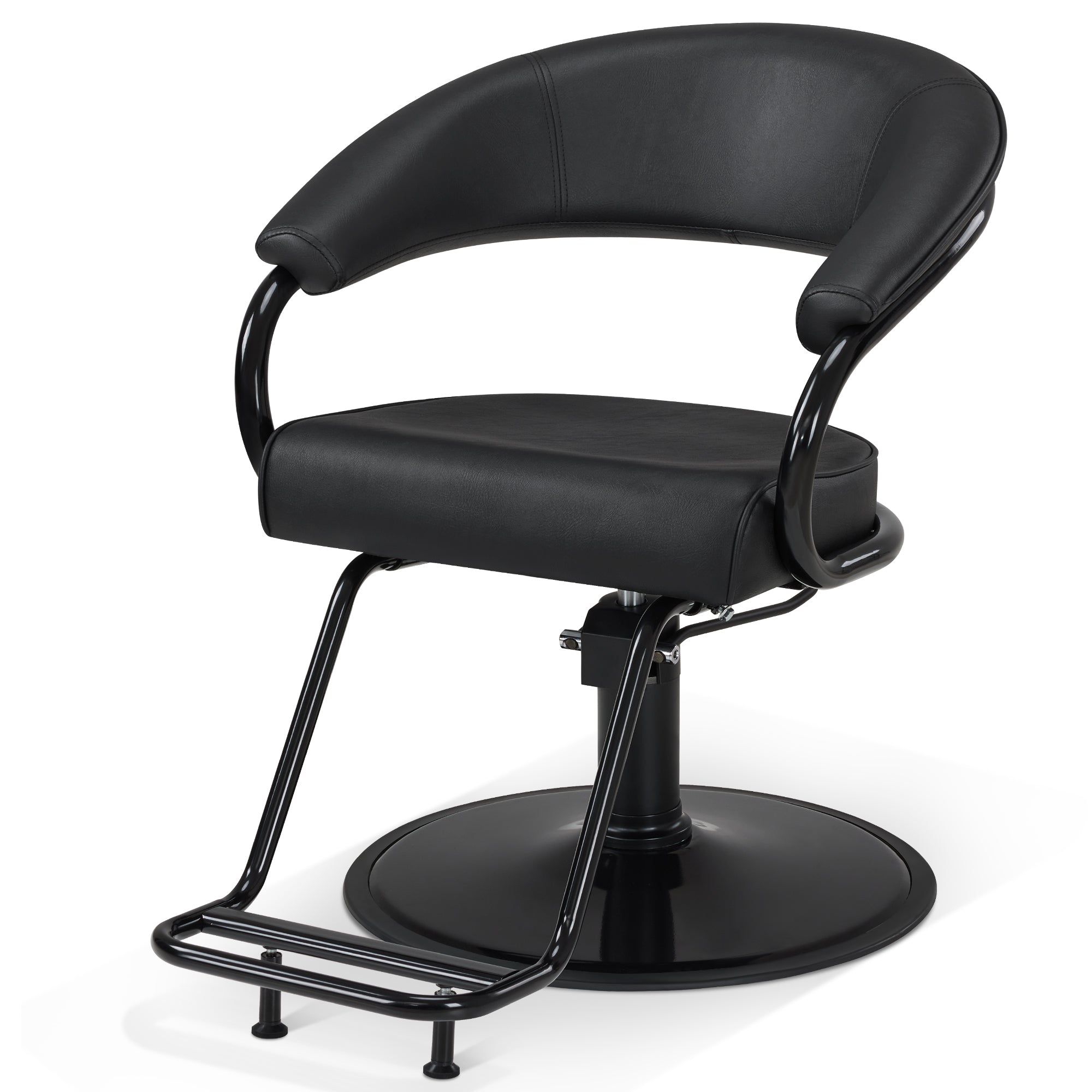 BarberPub Salon Chair for Hair Stylist with Hydraulic Pump, Ergonomic Backrest & Footrest, Heavy-Duty Barber Chair for Barbershop, Beauty Salon 9577