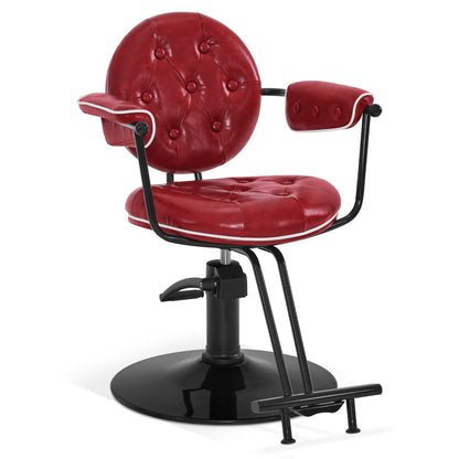 BarberPub Salon Hydraulic Styling Chair, Barber Chair for Home and Barbershop 8435