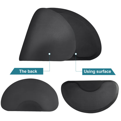 Barber Chair 2059 & Salon Mat 0020 Set - All Purpose Hydraulic Barber Chair with Ergonomic NBR Anti-Fatigue Barber Mat, Ideal for Stylists