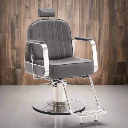 BarberPub Barber Chair for Hair Stylist, All Purpose Reclining Salon Styling Chair 8548