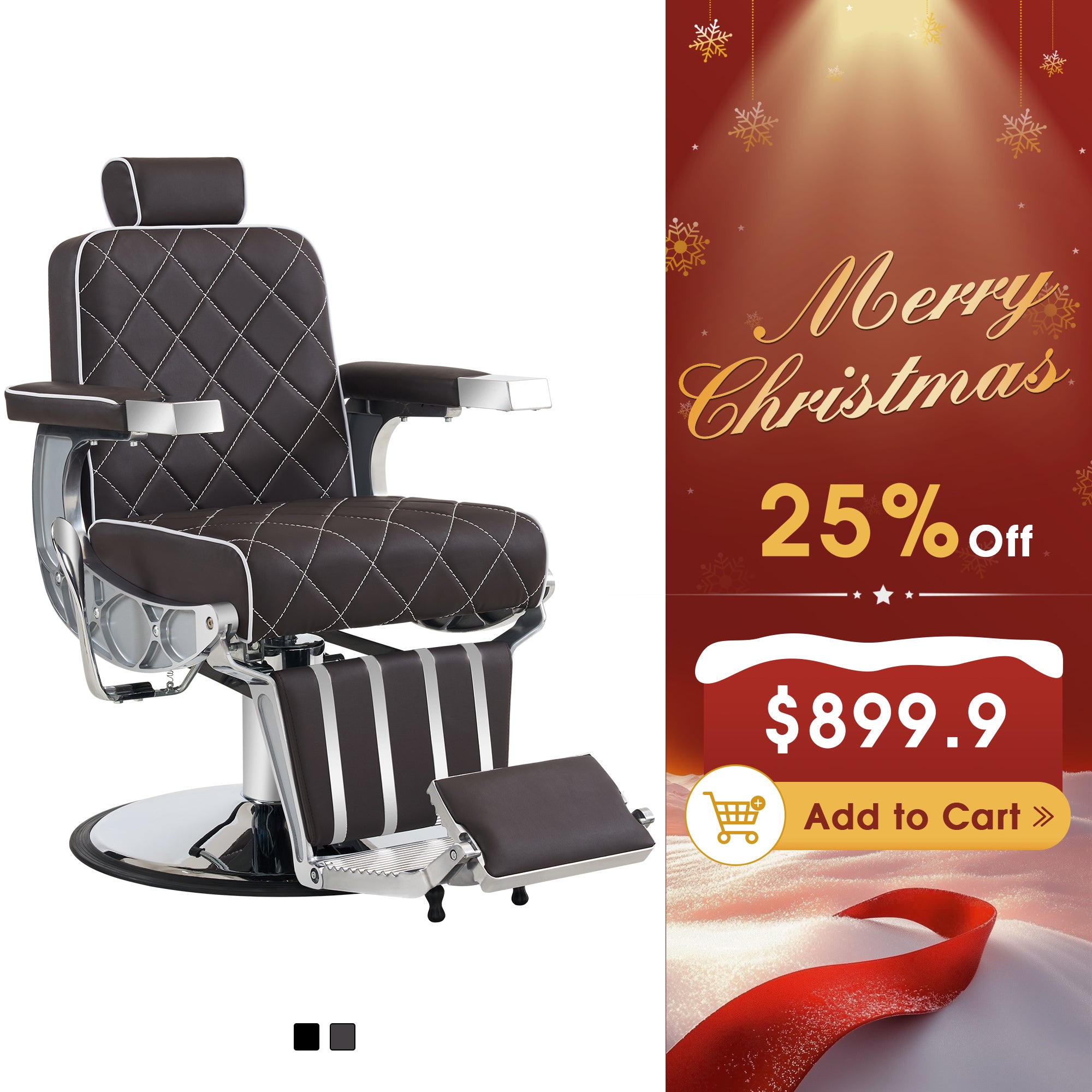 BarberPub All Purpose Barber Chair, 660lbs Hydraulic Pump, Salon&Spa Chair 8625