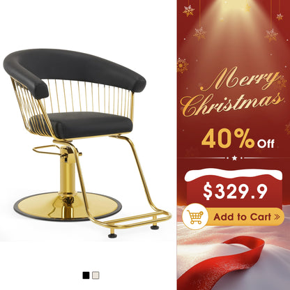 BarberPub Hydraulic Salon Chair for Hair Stylist, Home Salon and Barbershop 8677