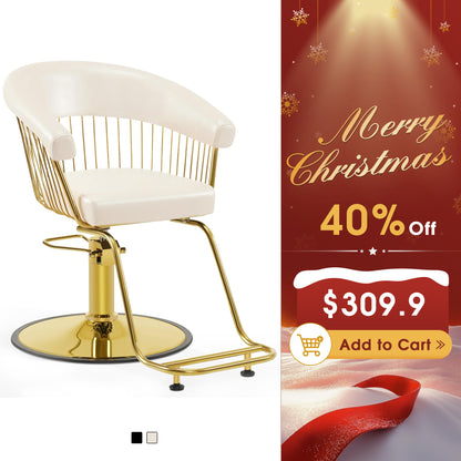 BarberPub Hydraulic Salon Chair for Hair Stylist, Home Salon and Barbershop 8677