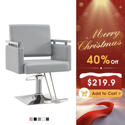BarberPub Salon Chair, Styling Chair for Hair Stylist, Home Salon SPA Equipment 8808