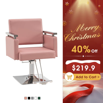 BarberPub Salon Chair, Styling Chair for Hair Stylist, Home Salon SPA Equipment 8808