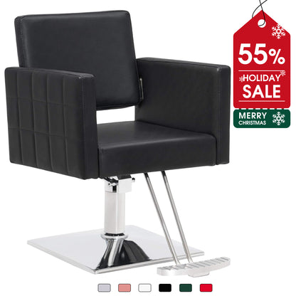 BarberPub Styling Salon Chair for Hair Stylist, Hydraulic Home Salon Chair 8821