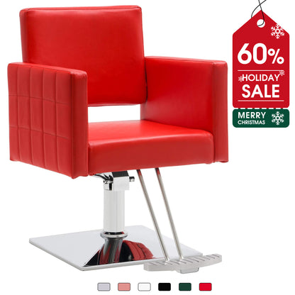 BarberPub Styling Salon Chair for Hair Stylist, Hydraulic Home Salon Chair 8821