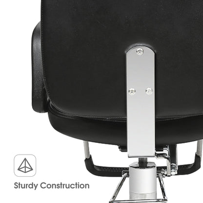 Barber Chair 2059 & Salon Mat 0020 Set - All Purpose Hydraulic Barber Chair with Ergonomic NBR Anti-Fatigue Barber Mat, Ideal for Stylists