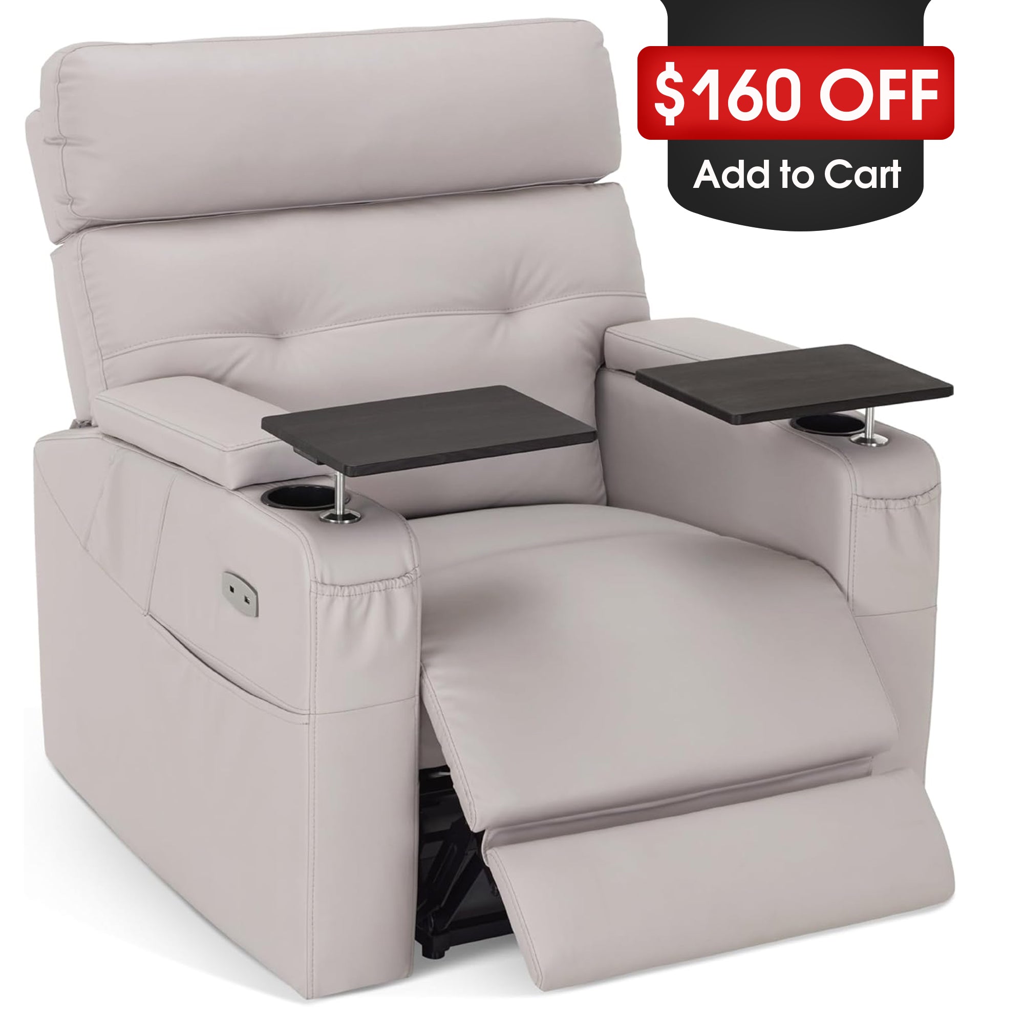 BarberPub Electric Lash Recliner with Adjustable Headrest, Facial Bed for Estheticians, Eyelash Extensions, Nails & Beauty 9904
