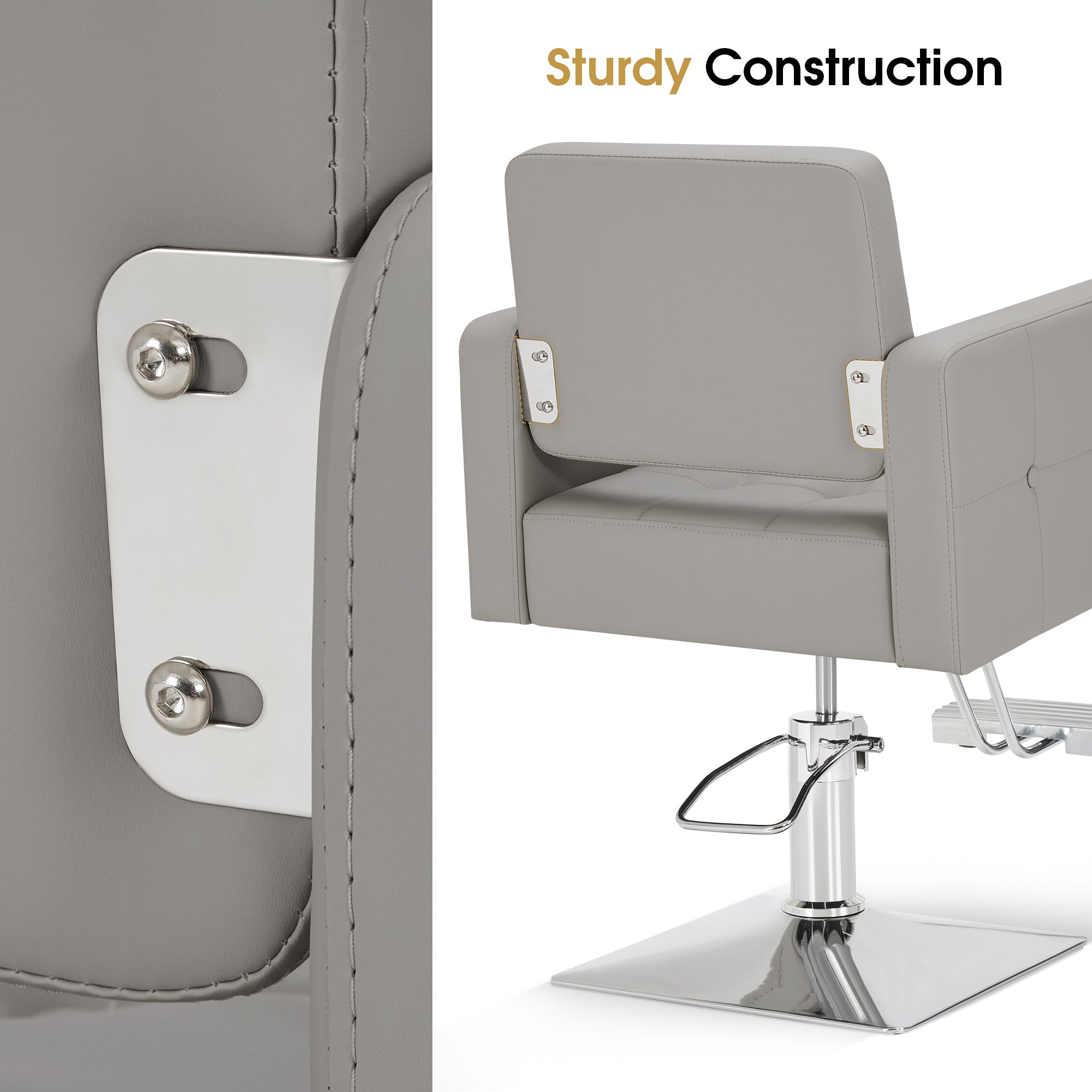 BarberPub Classic Hydraulic Styling Chair for Professionals, Barber Salon Chair 9468