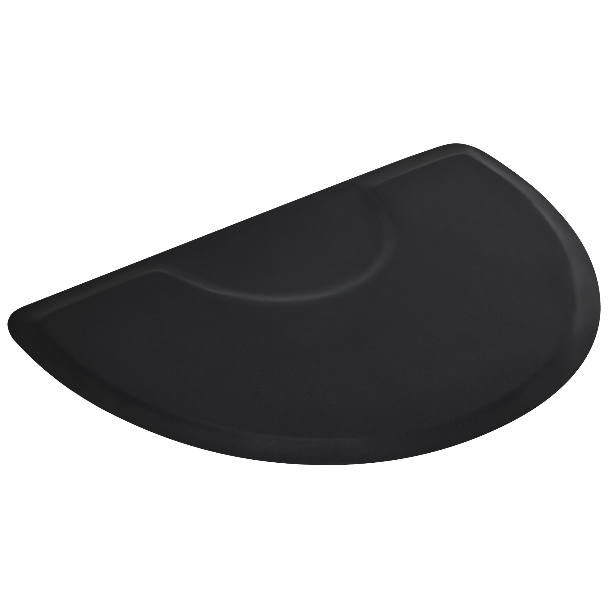 BarberPub 3'x5' Salon Barber Chair Anti-Fatigue Floor Mat Circle 1/2" Thick 0020