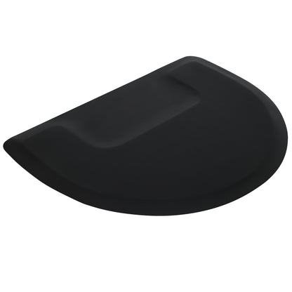Anti-Fatigue Salon Comfort Mat for Square Base Chair, 3 x 4 ft Semicircle Standing Floor Mat 0065/0075