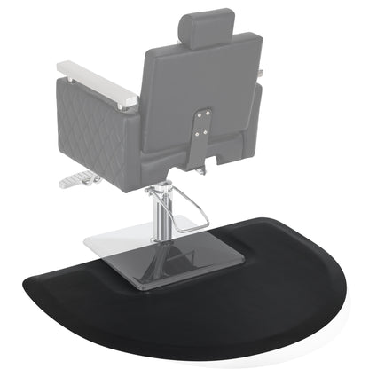 Anti-Fatigue Salon Comfort Mat for Square Base Chair, 3 x 4 ft Semicircle Standing Floor Mat 0065/0075