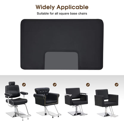 Salon Chair 3802 & Anti-Fatigue Mat 0040 Set - Professional Hydraulic Salon Chair with Ergonomic  Salon Mat, Ideal for Barbers & Stylists