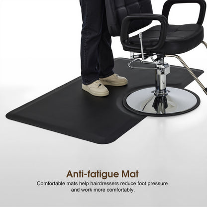 BarberPub 3'x5' Salon Barber Chair Anti-Fatigue Floor Mat Rectangle 1/2" Thick 0035