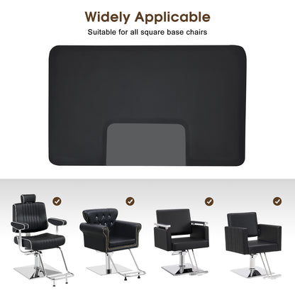 Salon Chair 8821 & Anti-Fatigue Mat 0040 Set - Professional Hydraulic Salon Chair with Ergonomic 0.5" Thick Salon Mat