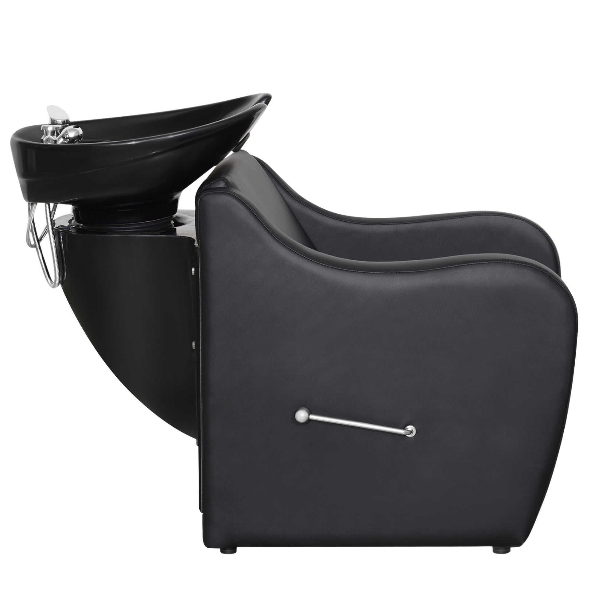 BarberPub Shampoo Station Chair for Salon, Backwash Ceramic Shampoo Bowl 9089