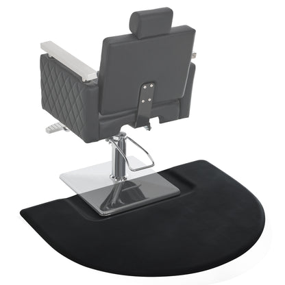 Anti-Fatigue Salon Comfort Mat for Square Base Chair, 3 x 4 ft Semicircle Standing Floor Mat 0065/0075