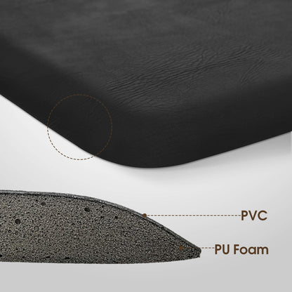 Anti-Fatigue Salon Floor Mat for Square Base Chair, PU Comfort Rectangle Barber Standing Mat for Hair Styling 0030/0095