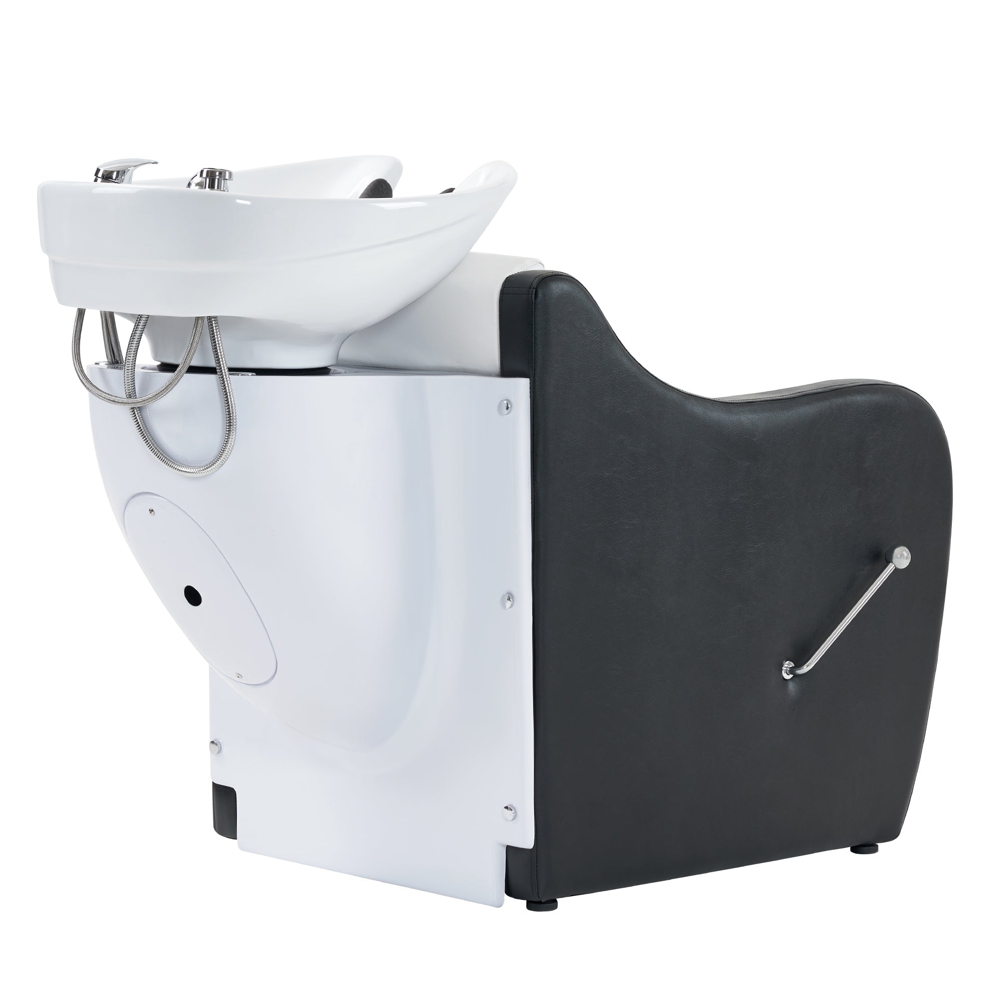 BarberPub Shampoo Station Chair for Salon, Backwash Ceramic Shampoo Bowl 9089