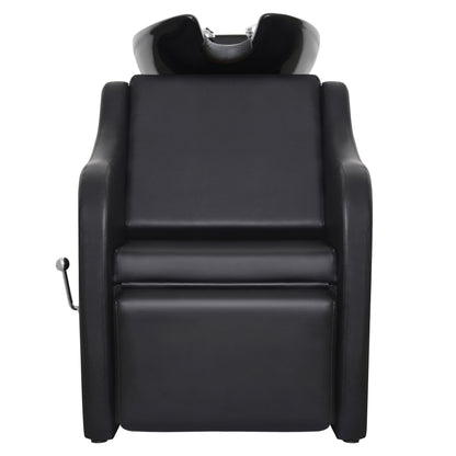 BarberPub Shampoo Station Chair for Salon, Backwash Ceramic Shampoo Bowl 9089