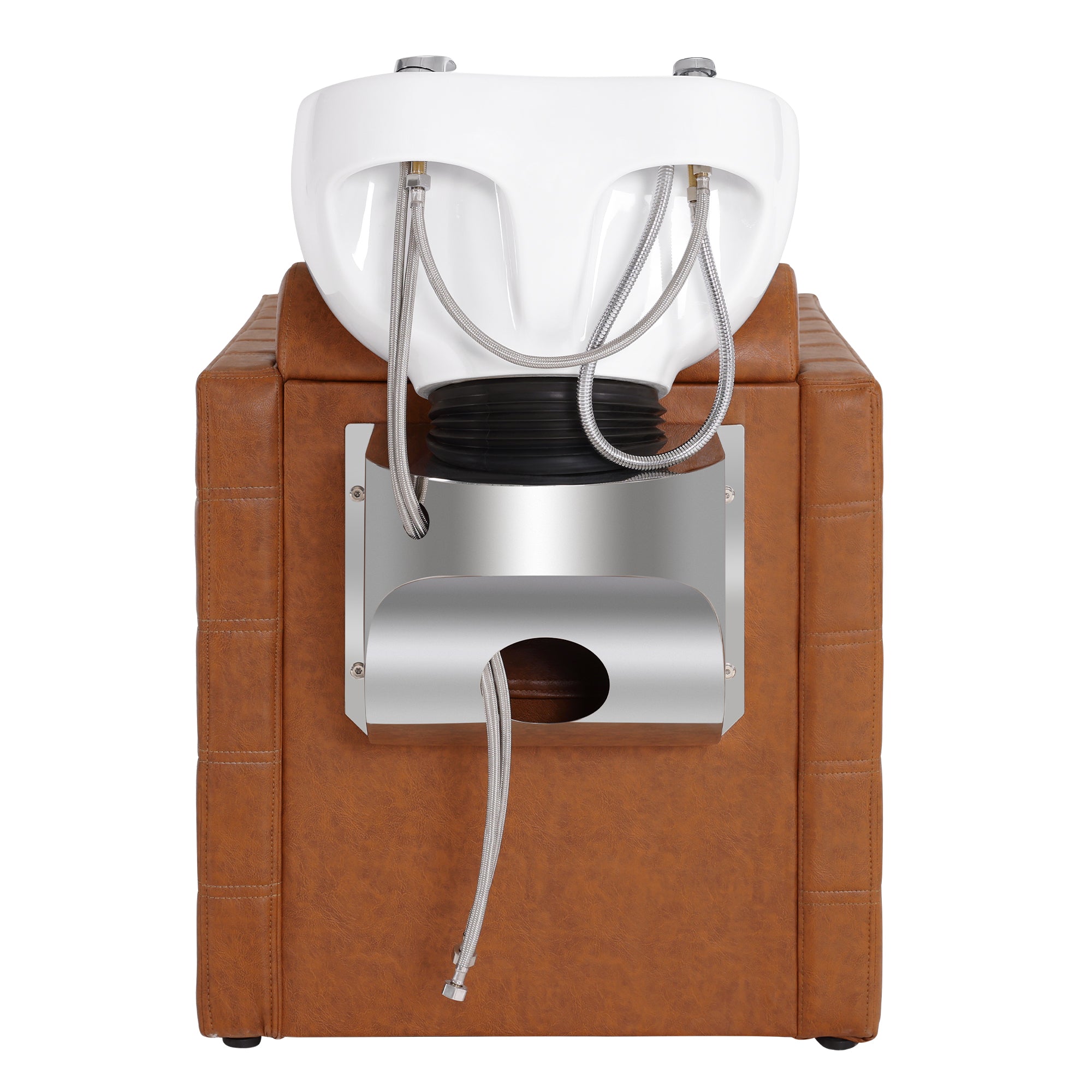 BarberPub Backwash Shampoo Station Chair, Salon Shampoo Bowl and Chair for Spa Barbershop 9083