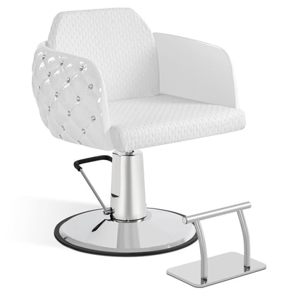 BarberPub Salon Chair for Hair Stylist, Styling Chair for Home Salon Barbershop 8609