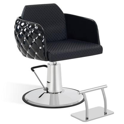 BarberPub Salon Chair for Hair Stylist, Styling Chair for Home Salon Barbershop 8609