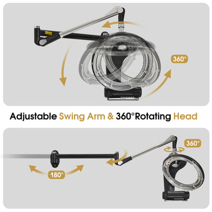 950W Professional Salon Wall Mounted Hair Dryer Processor with Swing Arm HDP05