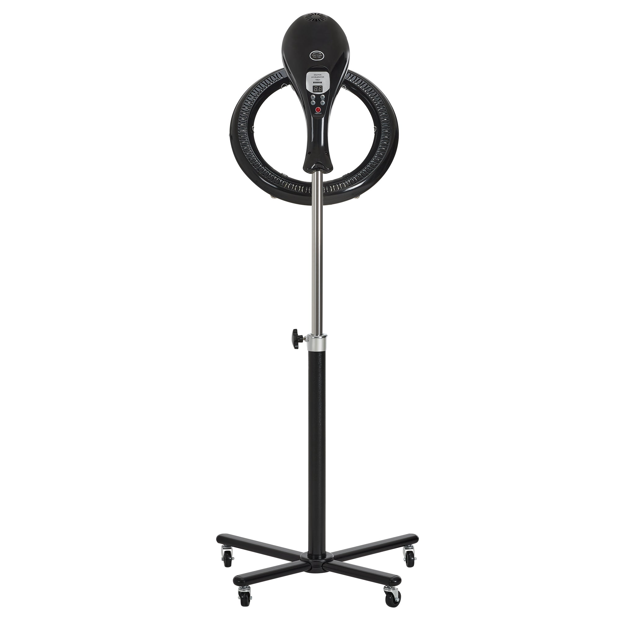 1100W Professional Salon Flying Disk Hair Dryer Processor with Adjustable Time, Temperature & Height HDP01