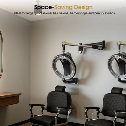 950W Professional Salon Wall Mounted Hair Dryer Processor with Swing Arm HDP05