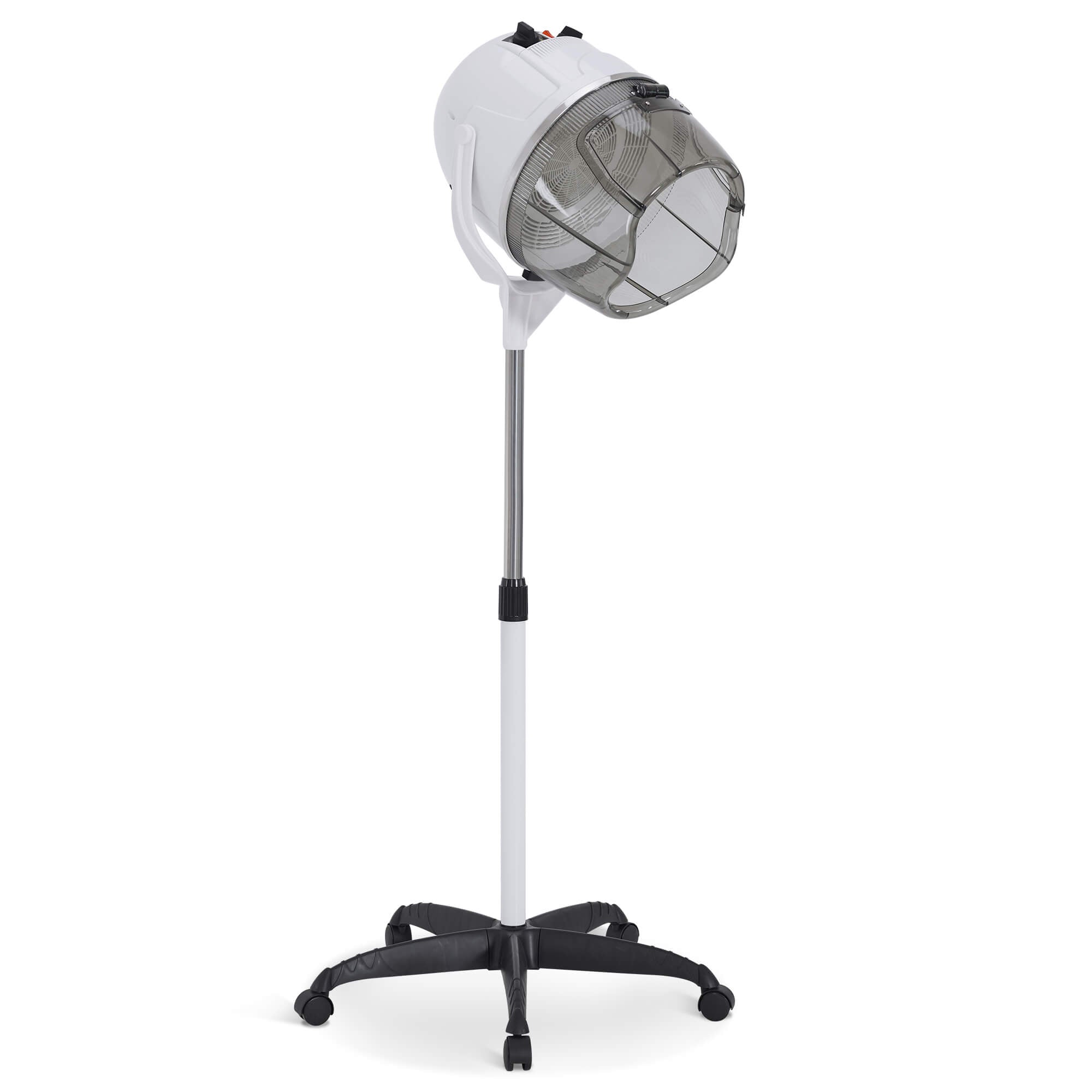 BarberPub 1300W Adjustable Hooded Floor Hair Bonnet Dryer Stand Up Rolling Base VHD08