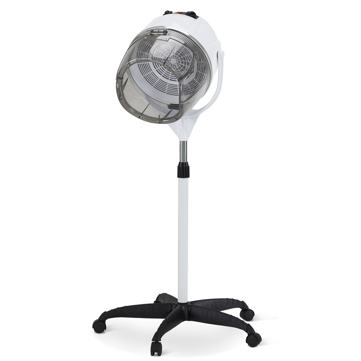 BarberPub 1300W Adjustable Hooded Floor Hair Bonnet Dryer Stand Up Rolling Base VHD08