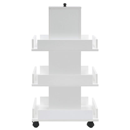 Multi-functional Storage Salon Trolley, Beauty 3-Tier Storage Equipment, Kitchen Trolley 2038