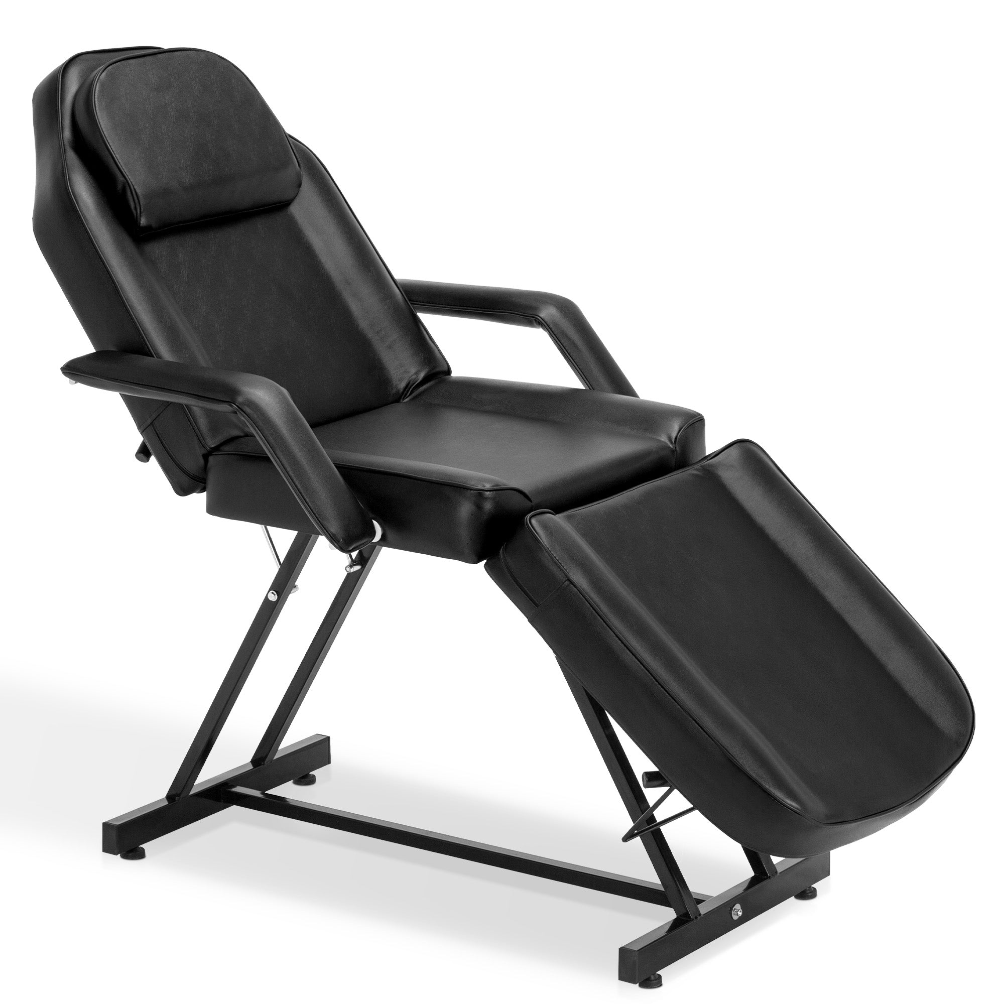 BarberPub Adjustable Tattoo Chair, Facial Chair for Client, 72 Inches Massage Table 0015