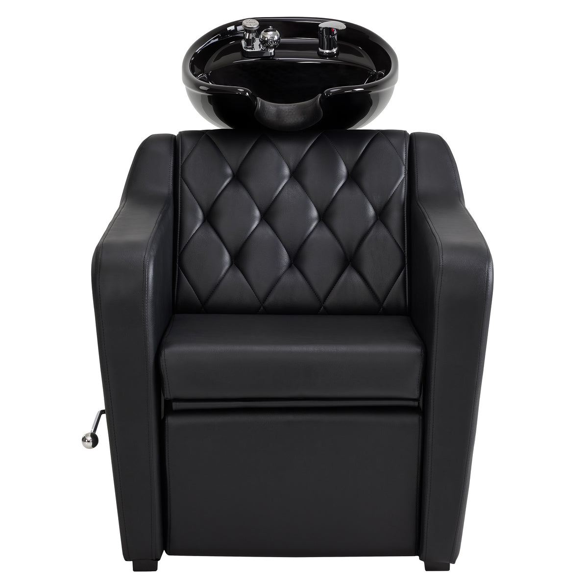 BarberPub Backwash Shampoo Chair and Bowl Set for Salon, 9064
