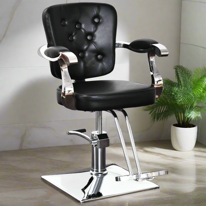 BarberPub Classic Salon Chair, Hydraulic Hair Salon Styling Beauty Equipment 2069