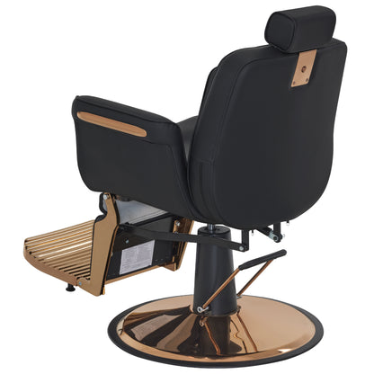 BarberPub Reclining Barber Chair, Hydraulic Styling Salon Chair for Hair Stylist 9246