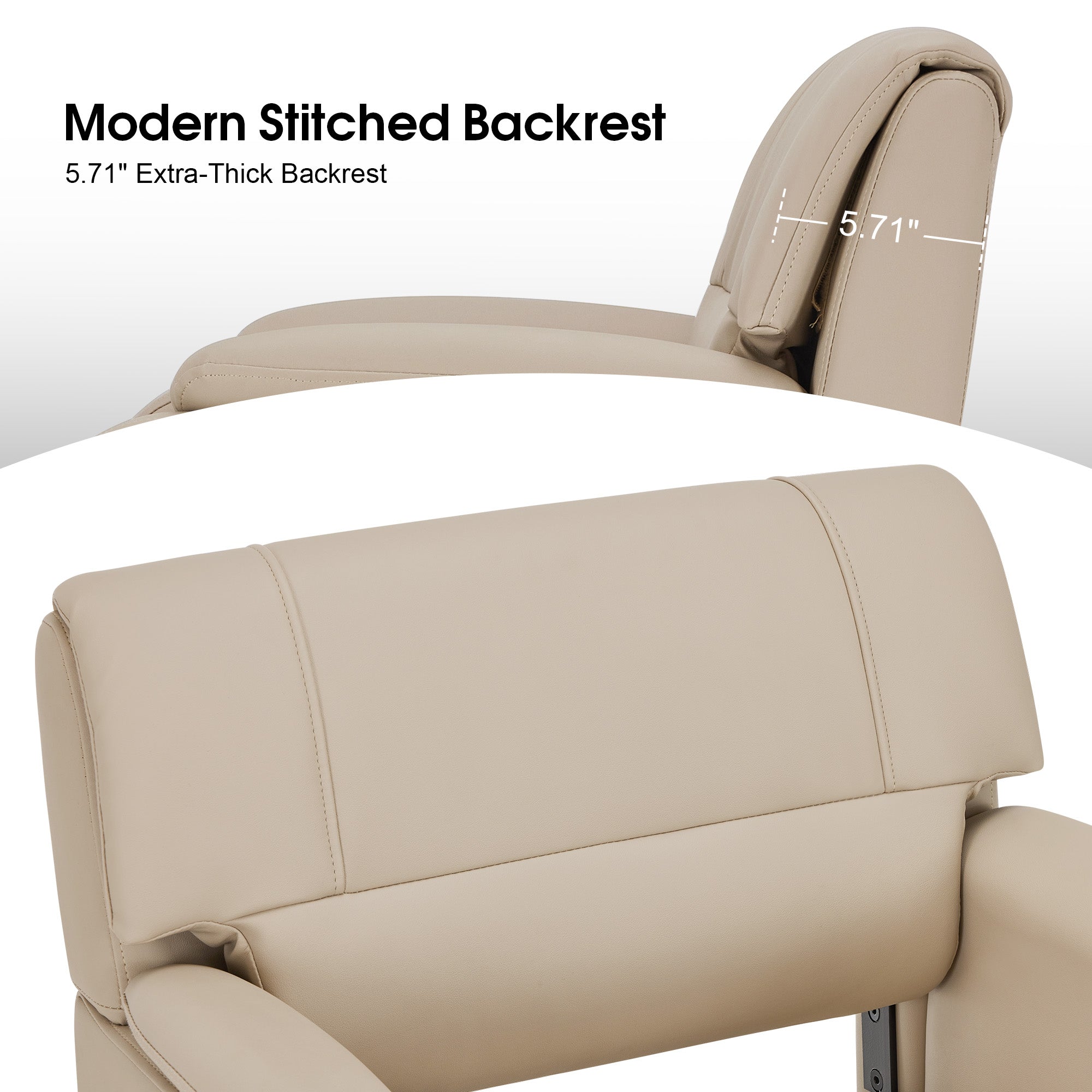 BarberPub Modern Salon Chair, Hydraulic Styling Barber Chair for Hair Stylist 8459