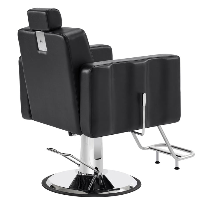 BarberPub Classic Barber Chair, 440 lbs Heavy-duty Hydraulic Pump, All Purpose Reclining Salon Chair for Hair Stylist, Home Salon, Barbershop, Salon&Spa Chair 9523