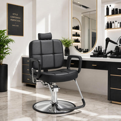 BarberPub All Purpose Hydraulic Barber Chair Salon Beauty Spa Chair Shampoo Recliner 2059