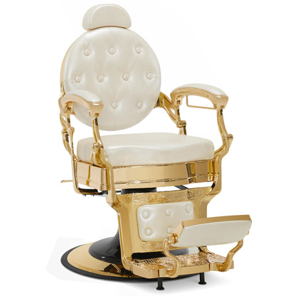 BarberPub Heavy Duty Barber Chair,Vintage Reclining Salon Chair for Barbershop 2933