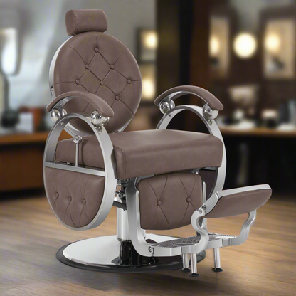 BarberPub Barber Chair,Professional Reclining Salon Chair for Hair Stylist 8649