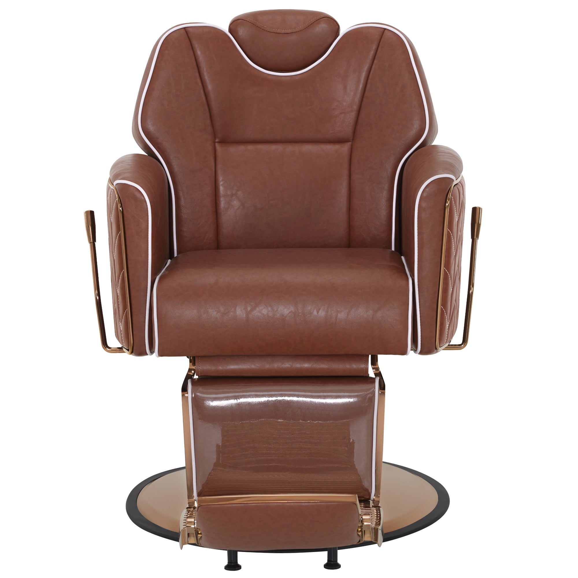 BarberPub Classic Barber Chair, Dual Hand Levers for Left-handed Users, Reclining Salon Chair, 9274