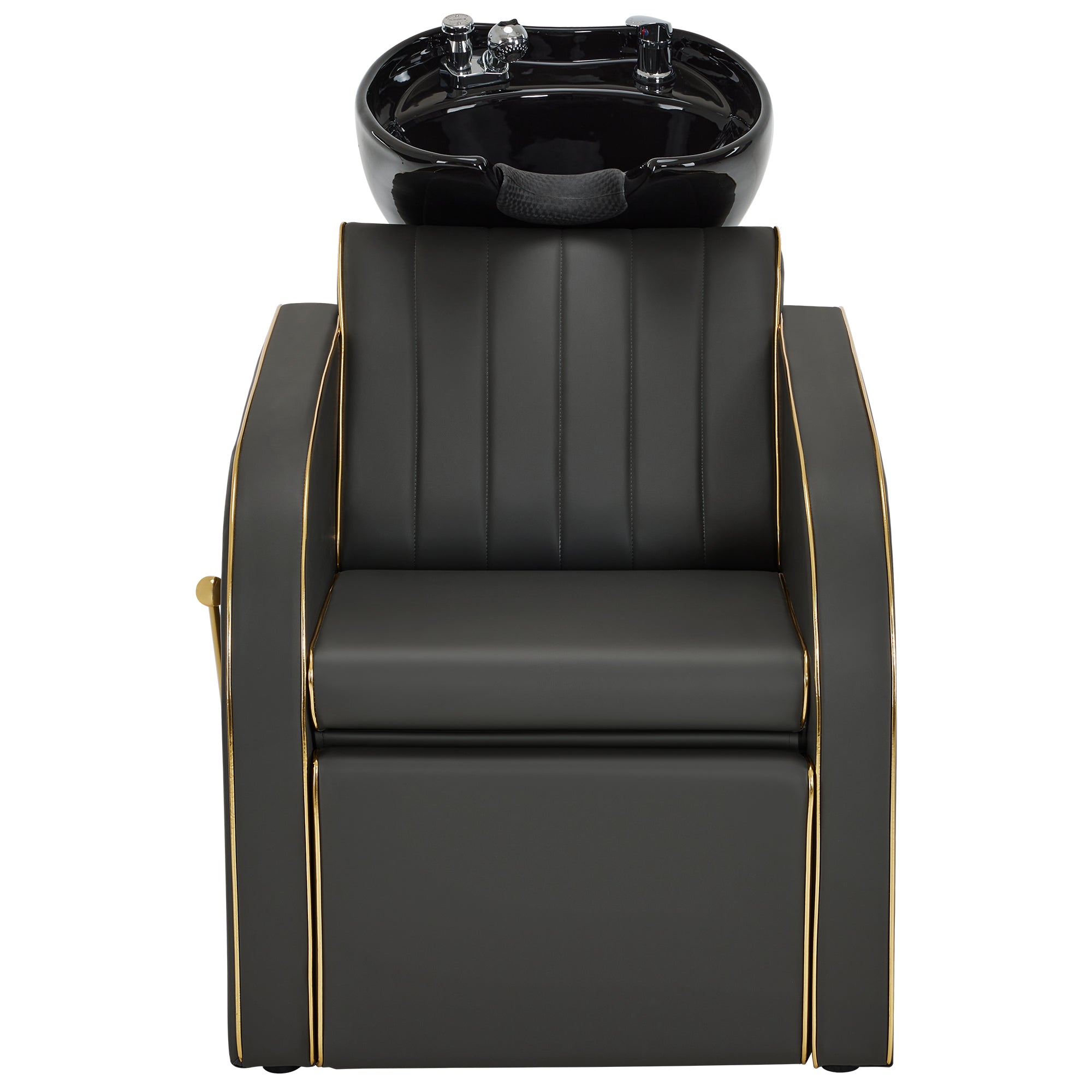 Backwash Shampoo Chair with Adjustable Porcelain Bowl Sink Unit for Spa Salon 9175