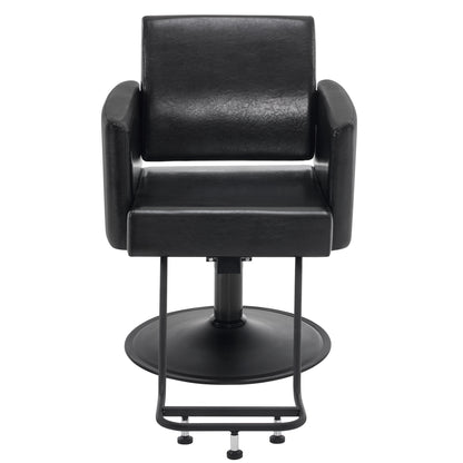 BarberPub Black Salon Chair, Barber Hydraulic Styling Chair for Hair Stylist 9412