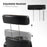 BarberPub Electric Modern Barber Chair Heavy Duty Beauty Hair All Purpose Lifting Recliner for Barber Shop Professional and Technological Salon Beauty Spa Styling Equipment 9109