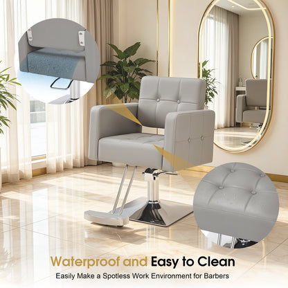 BarberPub Classic Hydraulic Styling Chair for Professionals, Barber Salon Chair 9468
